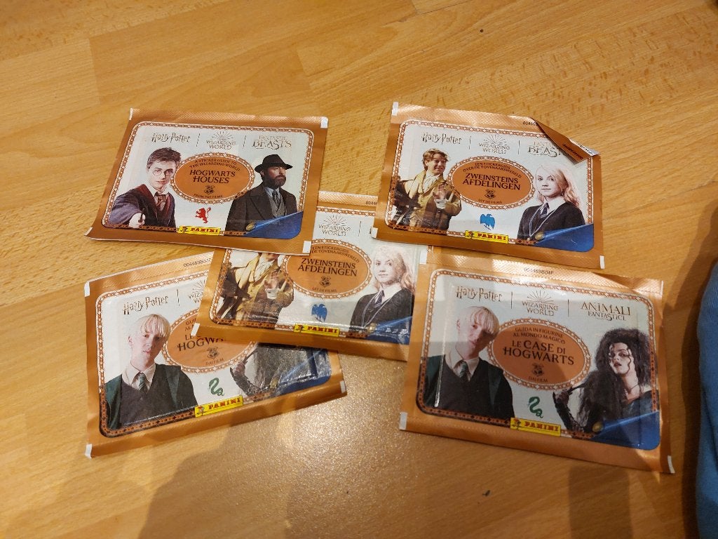 Panini zakjes Harry Potter zweinstein afdelingen, Ophalen, Nieuw, Overige typen