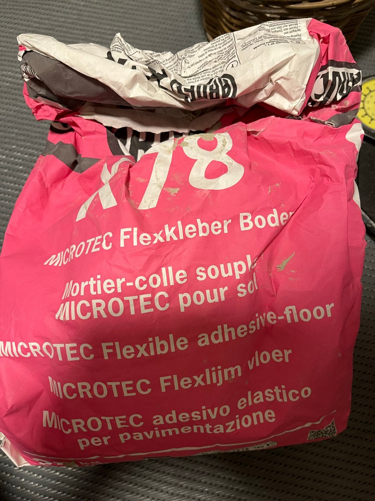 ARDEX X 78 Flexlijm en ARDEX G8S Flex voegmortel, Ophalen, Minder dan 20 cm, Zo goed als nieuw, Minder dan 5 m²