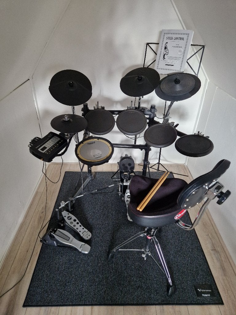 Roland TD-3 V-drums | robuuste & complete rock/metal set-up, Muziek en Instrumenten, Drumstellen en Slagwerk, Ophalen, Gebruikt