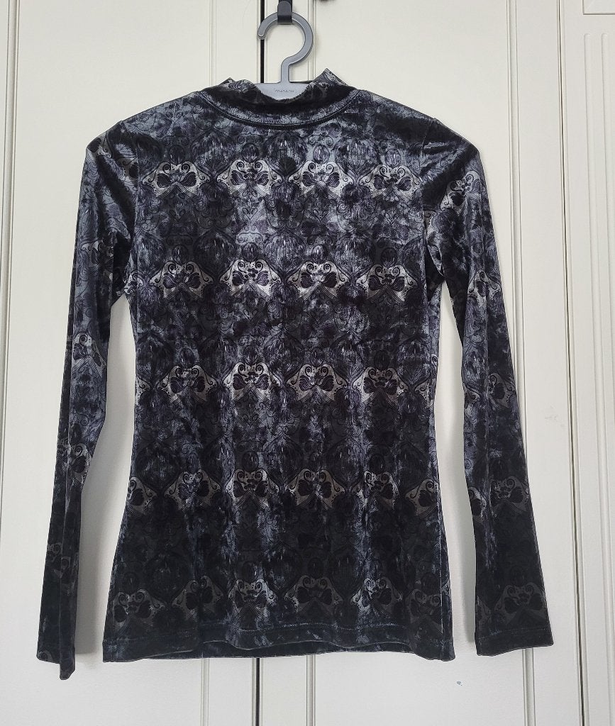 Als nieuw! YaYa top, longsleeve, bohemian print, maat XS, Zwart, Ophalen of Verzenden, Zo goed als nieuw, YAYA Women