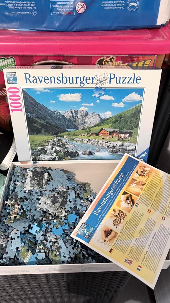 Puzzel, Ophalen of Verzenden, 500 t/m 1500 stukjes, Zo goed als nieuw