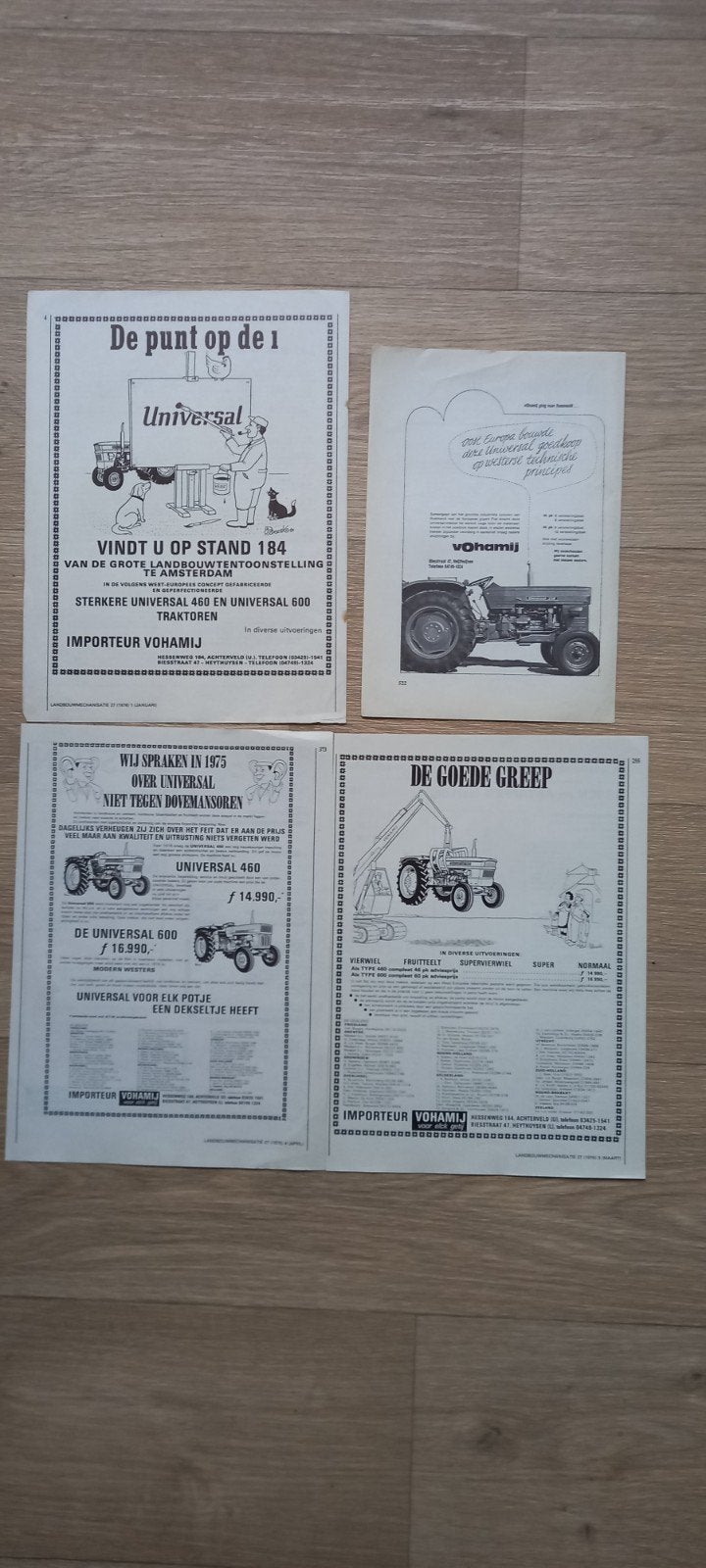 E : Universal trekker advertenties., Verzamelen, Ophalen of Verzenden, 1920 tot 1940, Tijdschrift