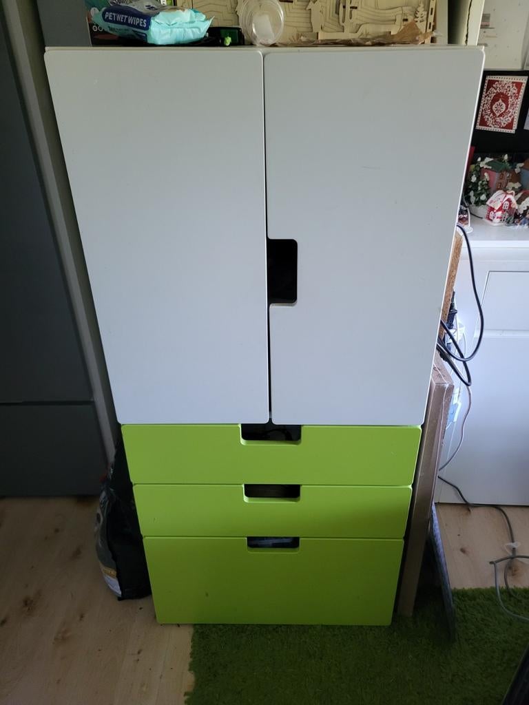 Ikea Stuva kast met deuren en lades - 60x130x51 cm, Gebruikt, 100 tot 150 cm, 50 tot 100 cm, Ophalen of Verzenden