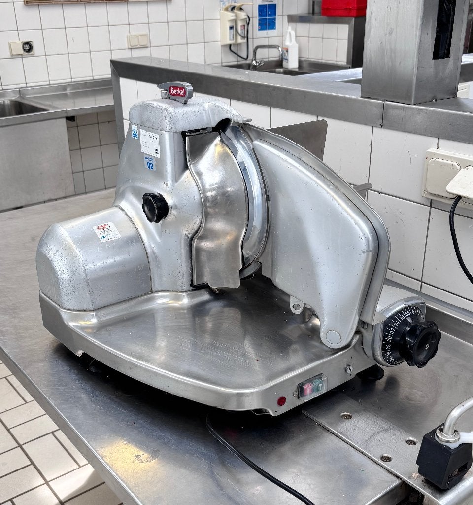 Berkel 834 snijmachine, Ophalen, Zilver, Metaal, Overige merken