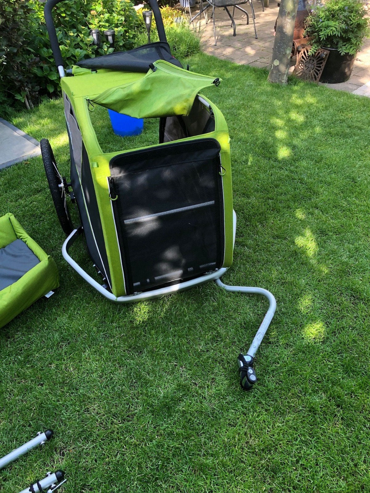 Croozer Hondenkar/Kinderkar opvouwbaar, Fietsen en Brommers, Fietsaccessoires | Aanhangers en Karren, Ophalen of Verzenden, Hondenkar
