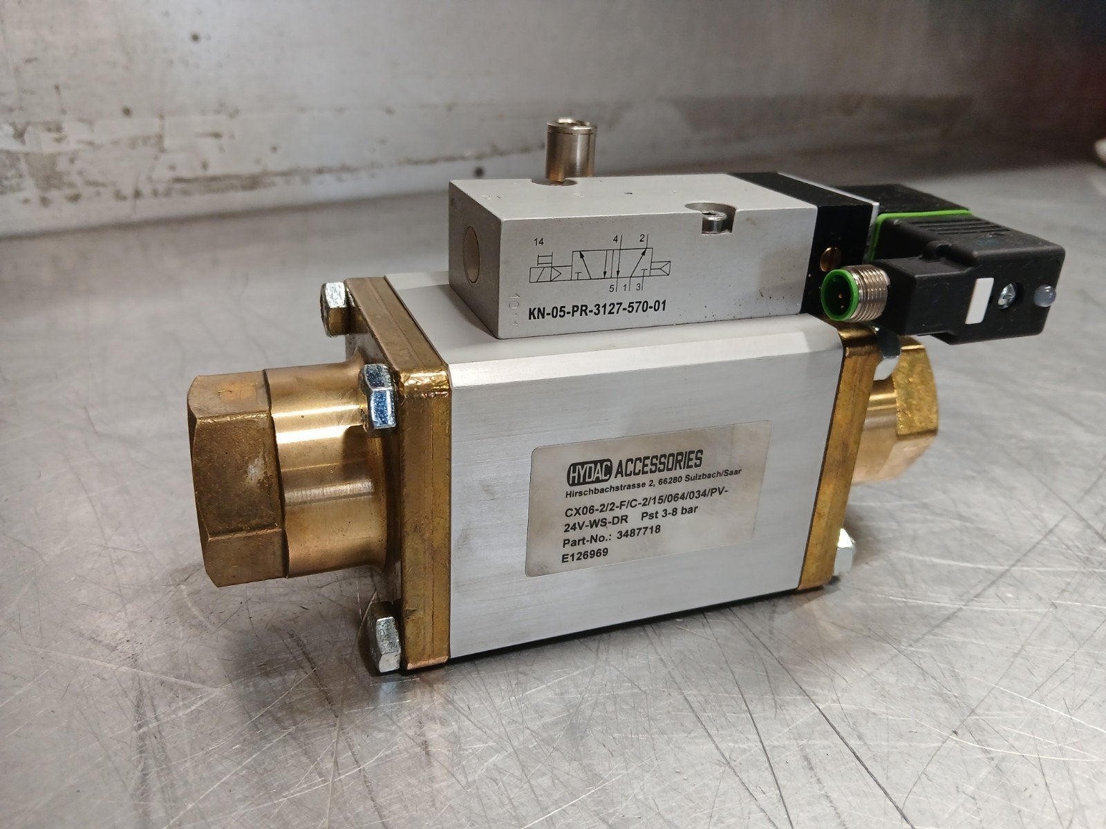 HYDAC CX06 2/2-way coaxial valve ventiel ventil hydraulic, Nieuw, Ophalen of Verzenden