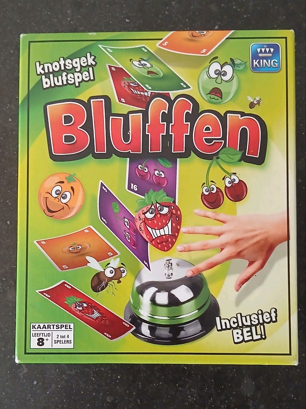Spel Bluffen, Een of twee spelers, Ophalen of Verzenden, Zo goed als nieuw, King