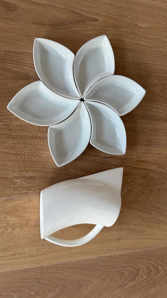 Tapas schaaltjes + waterkan, Nieuw, Ophalen of Verzenden, Schaal of Schalen, Overige stijlen