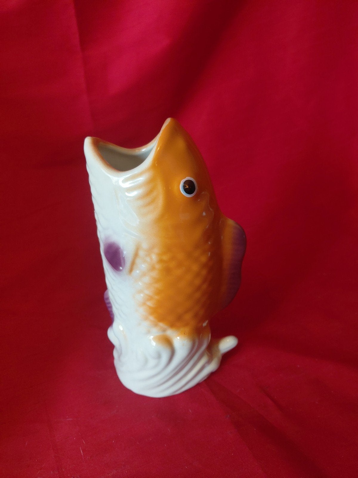 bloemenvaas Koi karper 22 cm, Antiek en Kunst, Ophalen of Verzenden