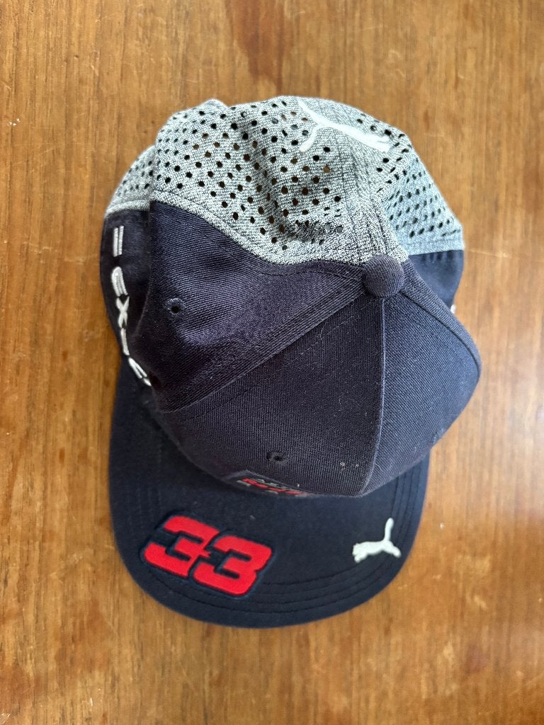 Cap Max Verstappen 33 Redbull Racing Puma donkerblauw 1, Ophalen of Verzenden, Zo goed als nieuw, Formule 1