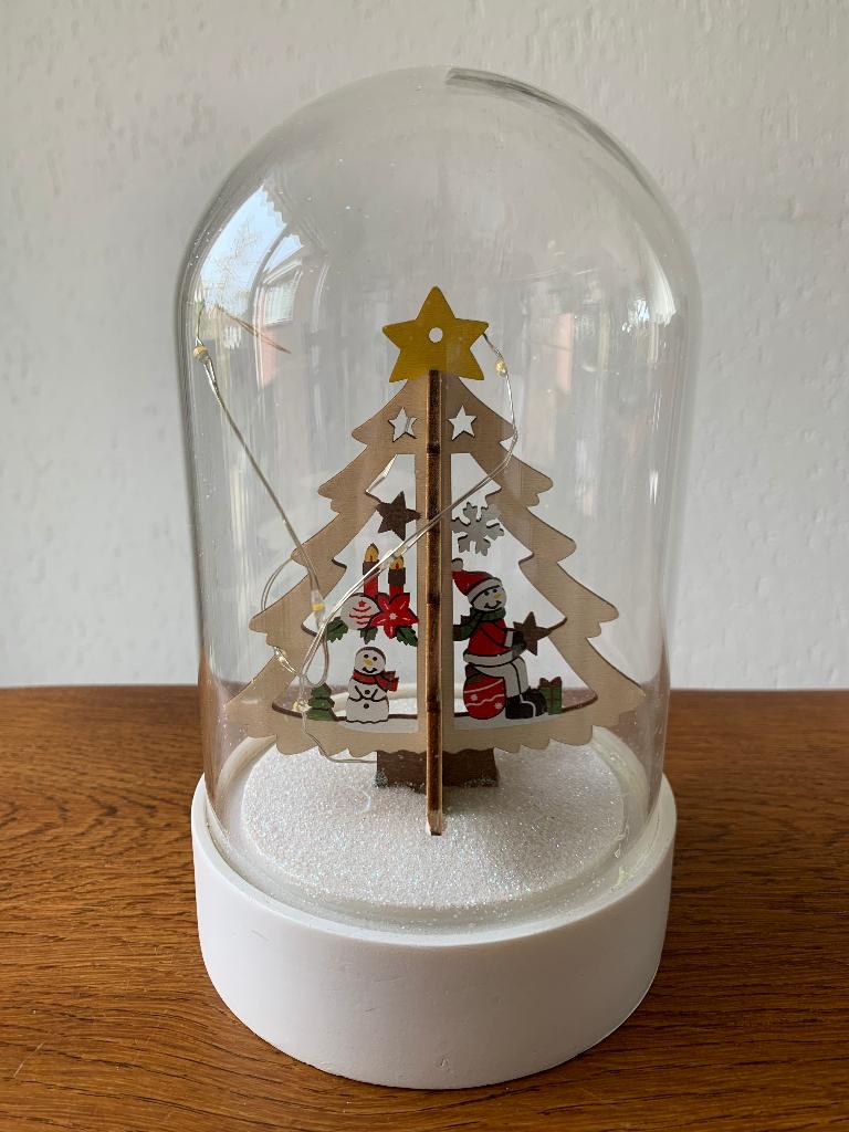 Kerstboom onder Stolp met Verlichting Nieuw, Diversen, Kerst, Ophalen of Verzenden, Nieuw