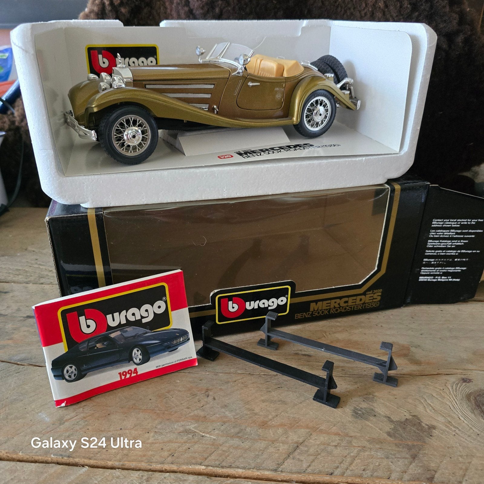 Mercedes-Benz 500K Roadster uit 1936., Hobby en Vrije tijd, Modelauto's | 1:18, Ophalen of Verzenden