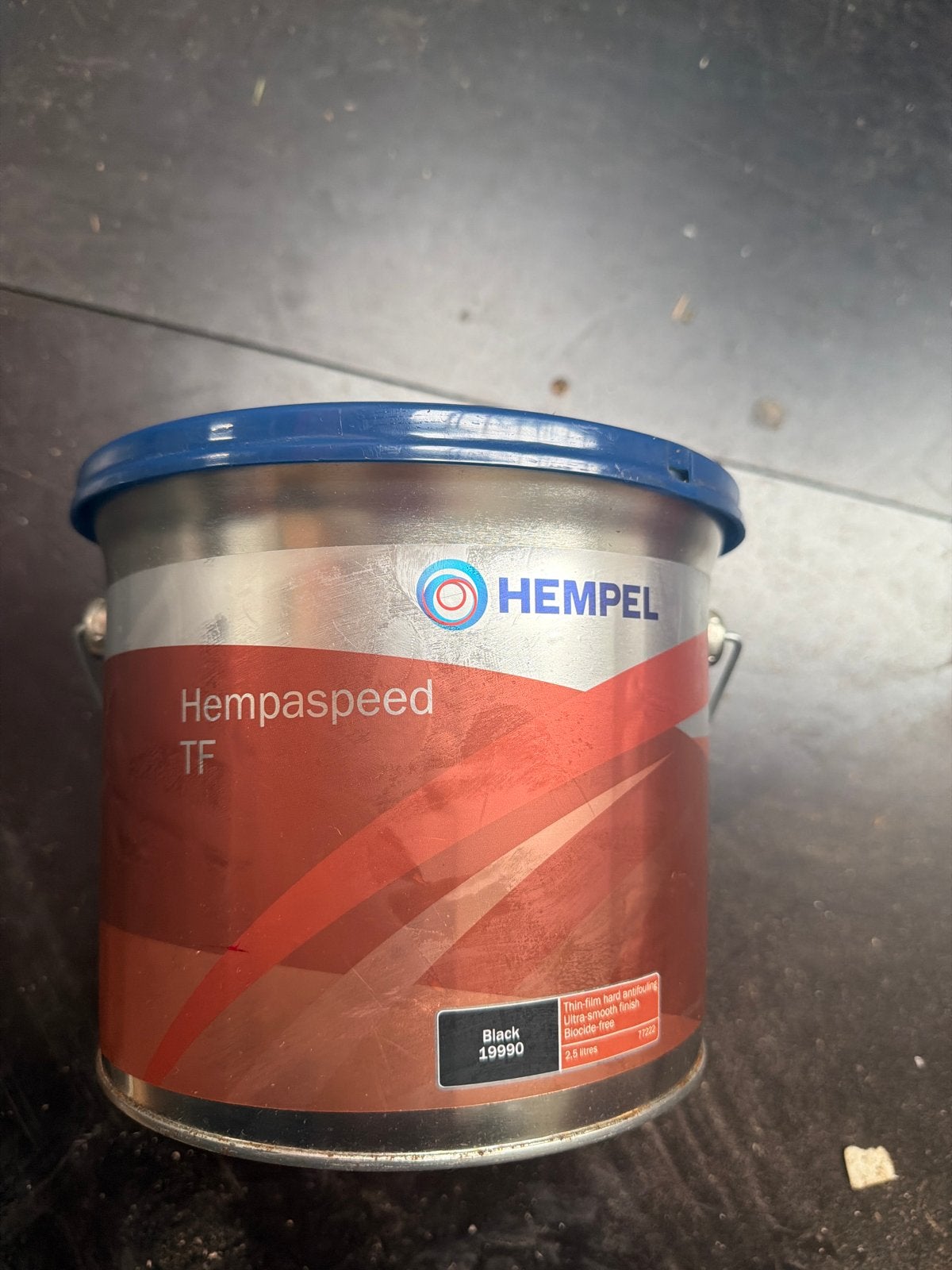 Hempel Hempaspeed TF  2,5L - Nieuw antifouling, Zwart, Nieuw, Ophalen of Verzenden, Verf