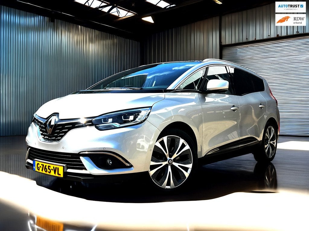 Renault Grand Scénic 1.3 TCe Bose 7p. Leder_Pano_Trekh_1ste, Auto's, Renault, Gebruikt, Euro 6, 1850 kg, Bedrijf