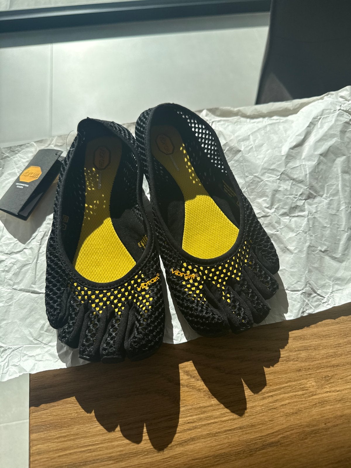 Vibram FiveFingers teenschoenen maat 37 nieuw, Verzenden, Nieuw, Zwart, Sportschoenen
