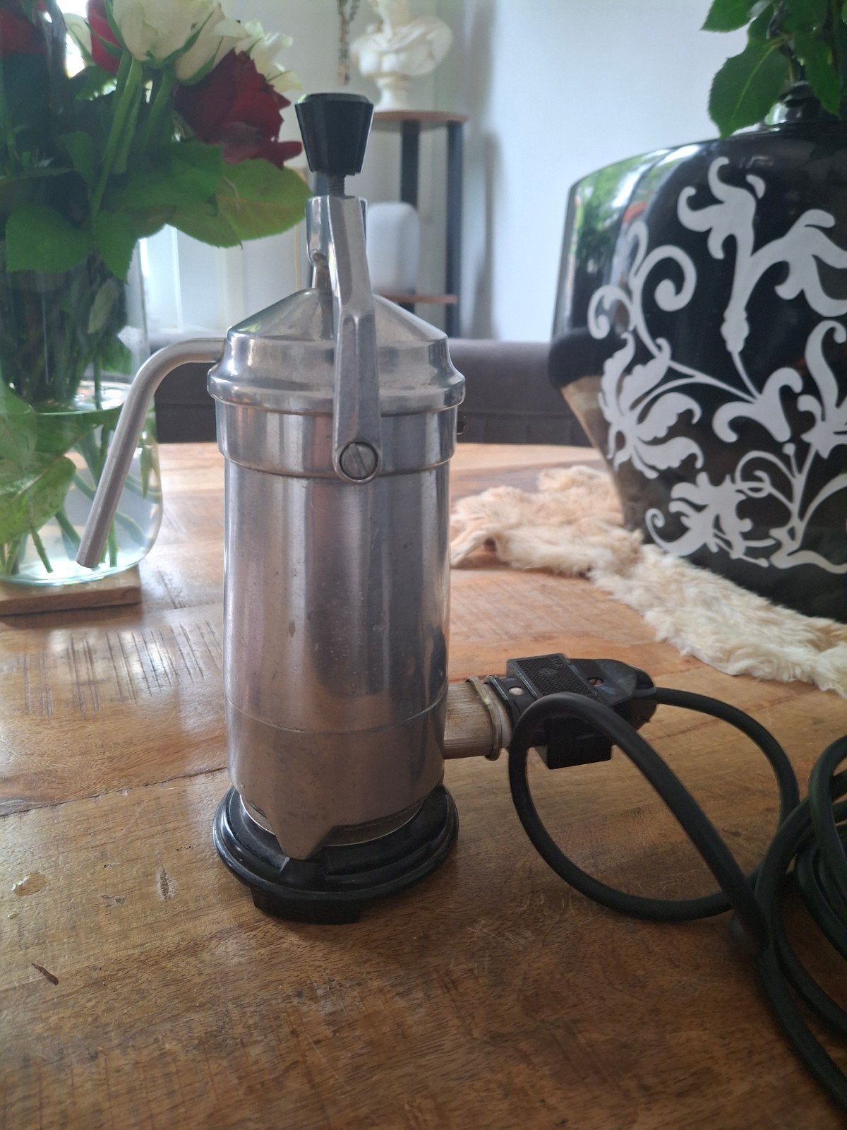 Vintage Werken percolator - Klassieke koffiezetter, Ophalen of Verzenden