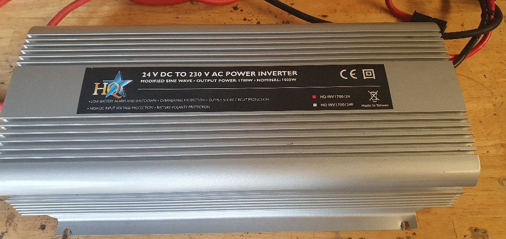 Omvormer 24Vnaar 230 V, Verzenden, Gebruikt, Overige merken