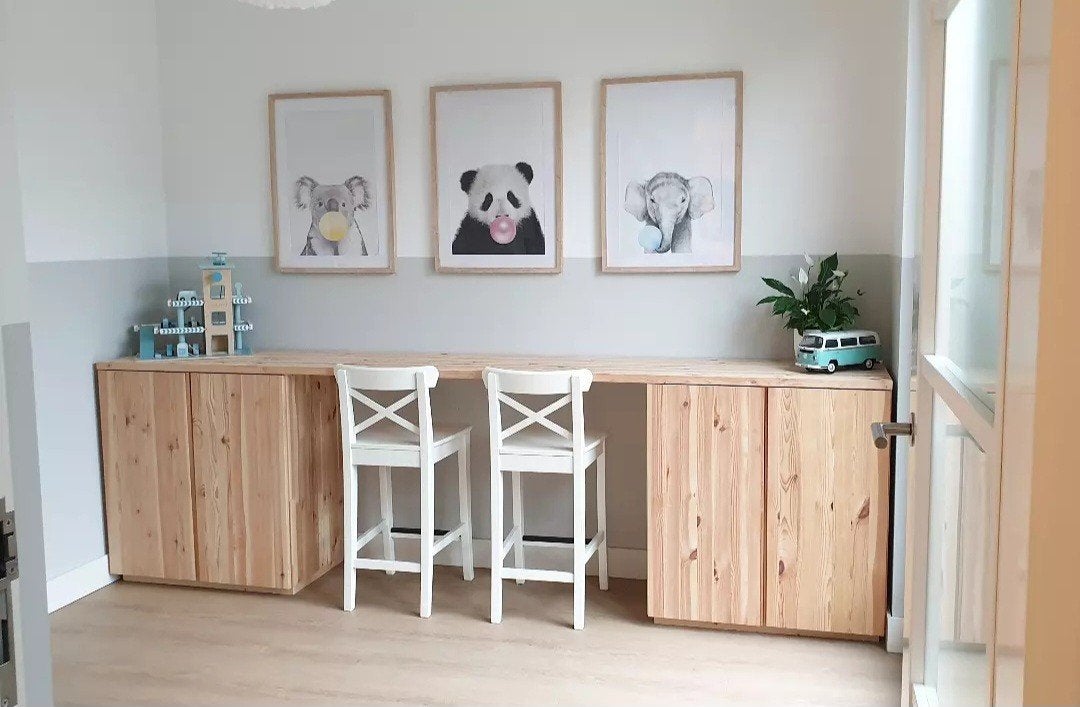 Meubel gemaakt van Ikea Ivar kasten, Ophalen, Tot twee personen, Zo goed als nieuw, 200 cm of meer