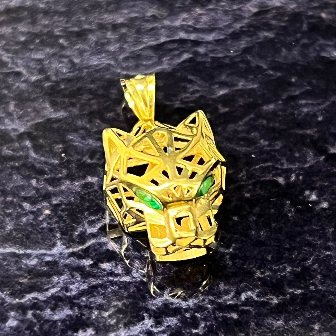 Prachtige 18 karaats gouden panter hanger, Ophalen of Verzenden, Nieuw, Goud, Overige merken