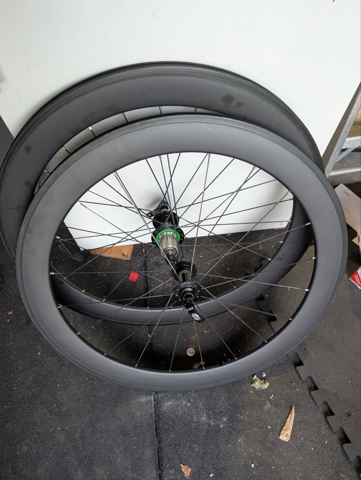 Carbon wielen met Hope RS4 naven, Fietsen en Brommers, Fietsonderdelen, Wiel, Ophalen of Verzenden, Zo goed als nieuw, Hope