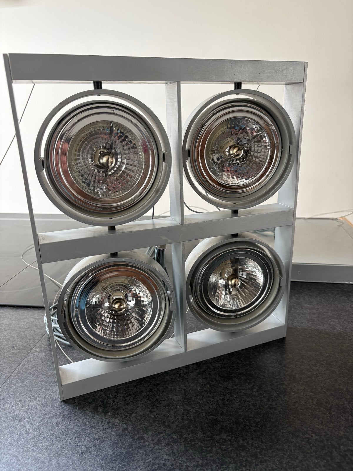 Delta Light Hanglamp Aluminium - Goede Conditie, Ophalen of Verzenden, Gebruikt, Metaal