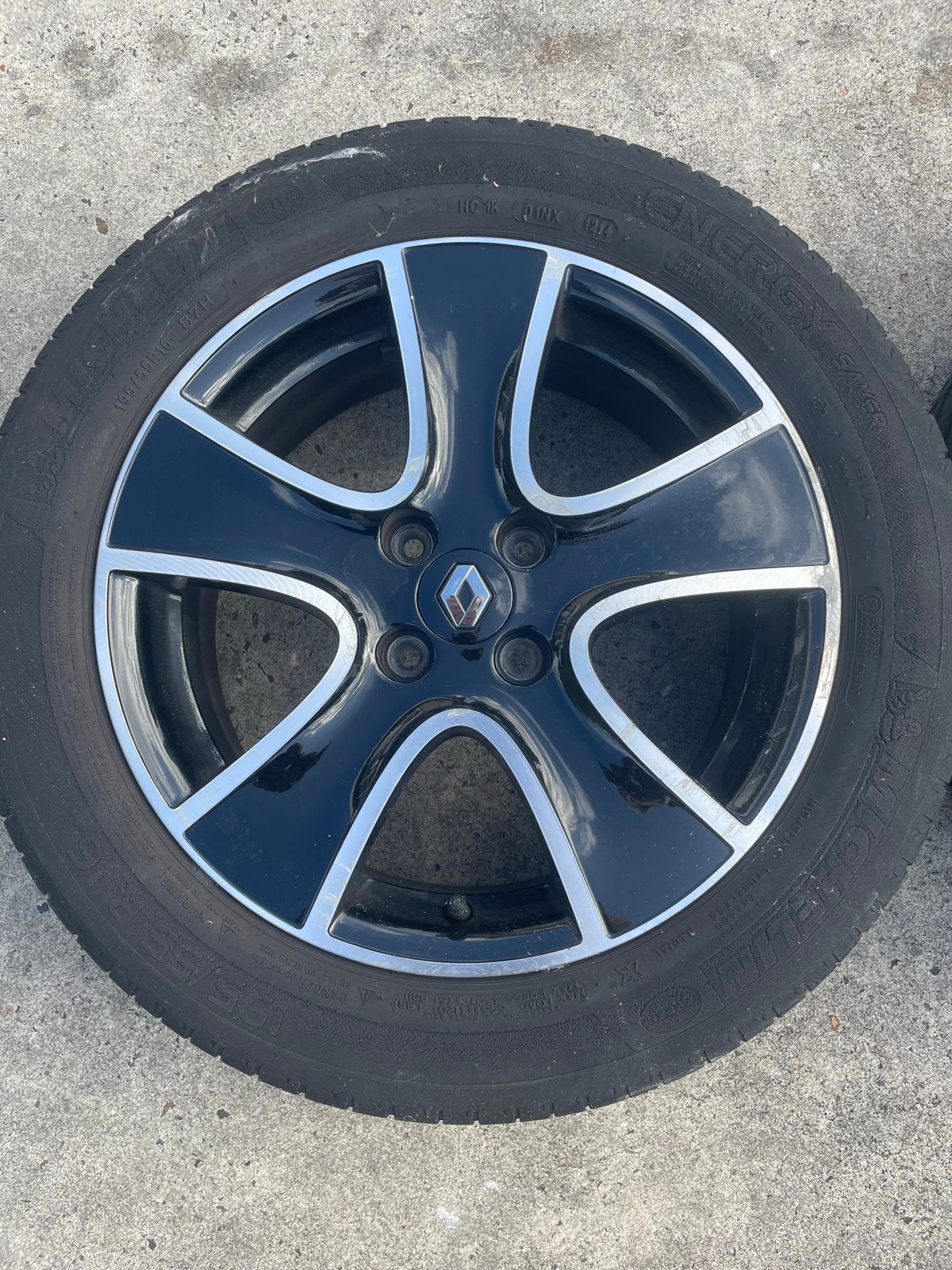 Set LM velgen Renault Clio banden met velgen, Auto-onderdelen, Ophalen, Gebruikt, 16 inch, Banden en Velgen