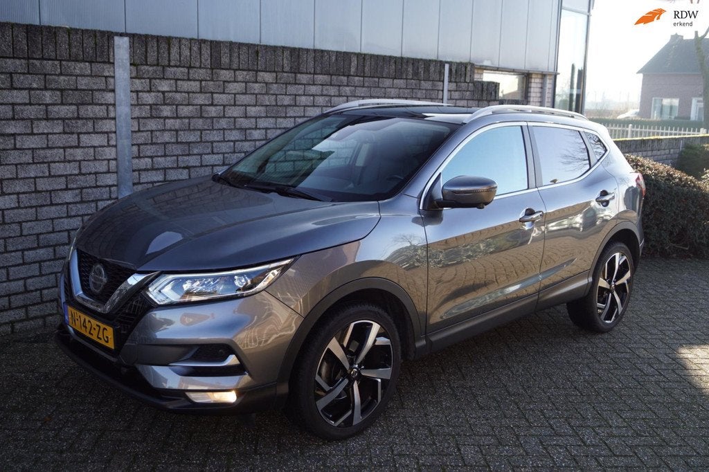 Nissan Qashqai 1.3 DIG-T Premium Edition Autom Panodak Leder, Auto's, Nissan, Bedrijf, Te koop, Qashqai, 360° camera, ABS, Achteruitrijcamera