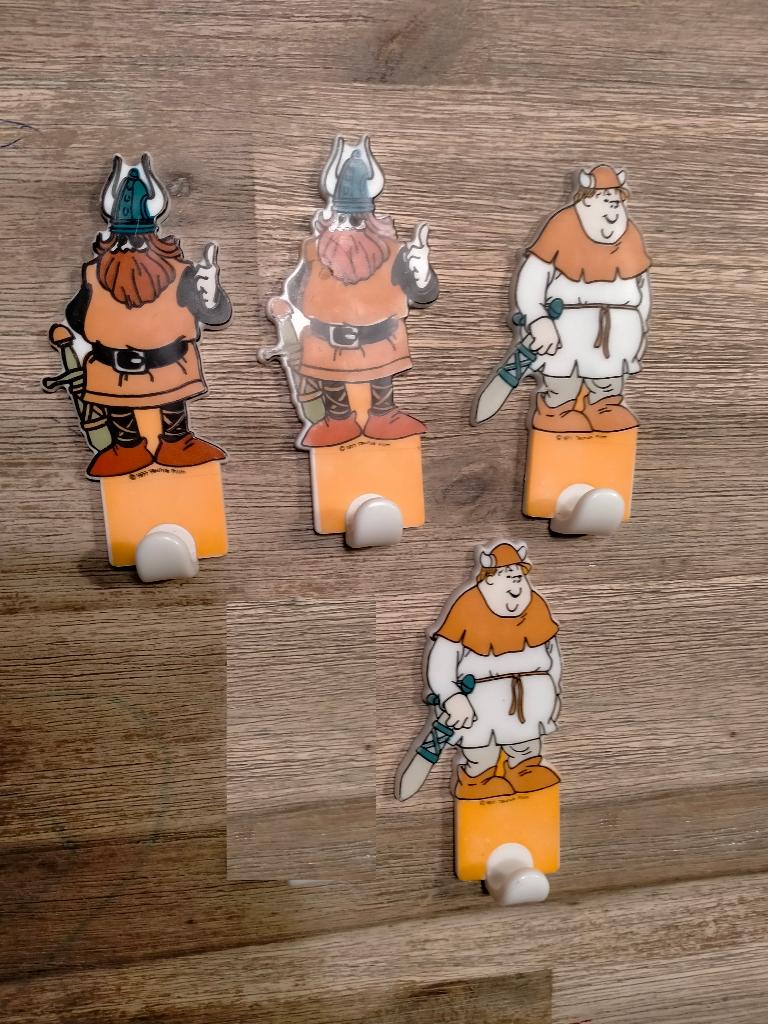 Wickie de Viking haakjes vintage kledinghaakjes hangers, Ophalen of Verzenden, Overige figuren, Zo goed als nieuw, Overige typen