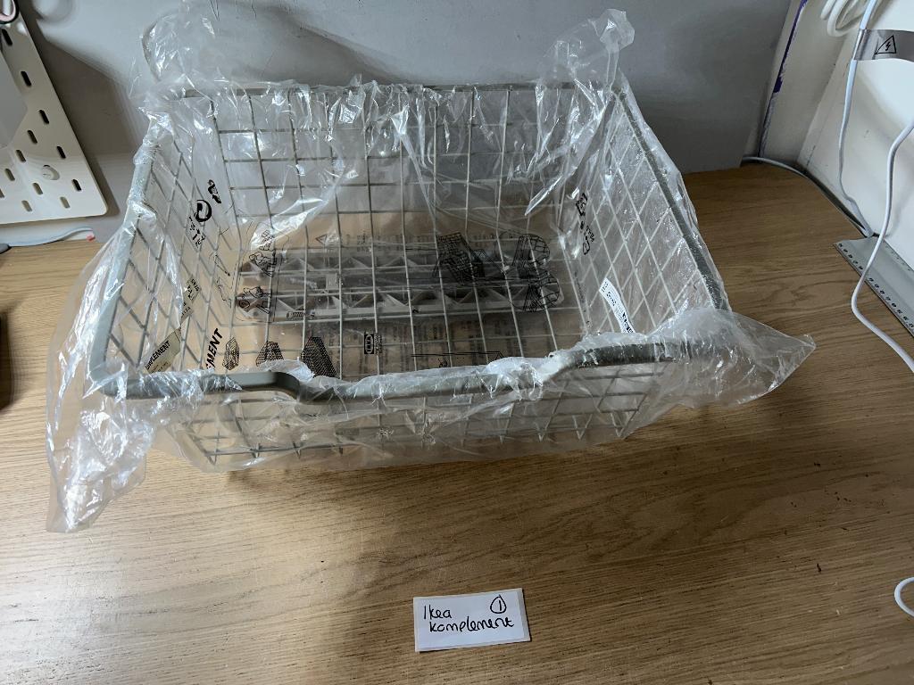 NIEUW | Ikea Komplement Draadmand (1), Huis en Inrichting, Kasten | Kledingkasten, Nieuw, Minder dan 100 cm, 50 tot 75 cm, 50 tot 100 cm
