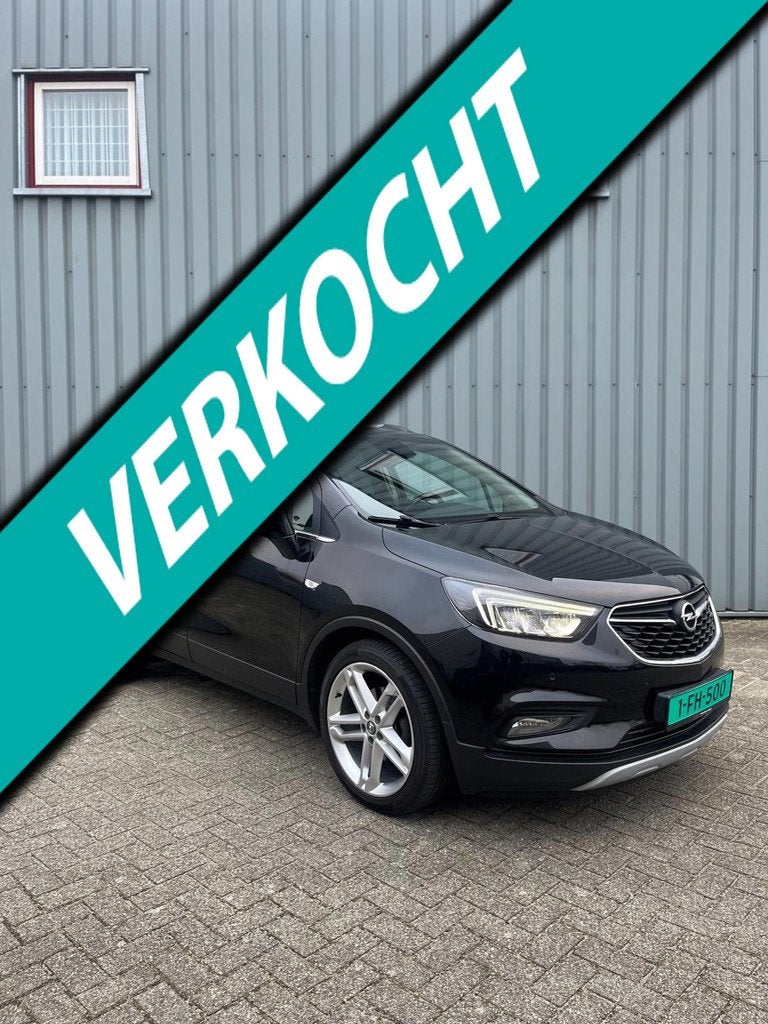 Opel Mokka X 1.4 Turbo nieuwe apk/bose/carplay/nette auto, Auto's, Opel, Automaat, Gebruikt, Zwart, MokkaX