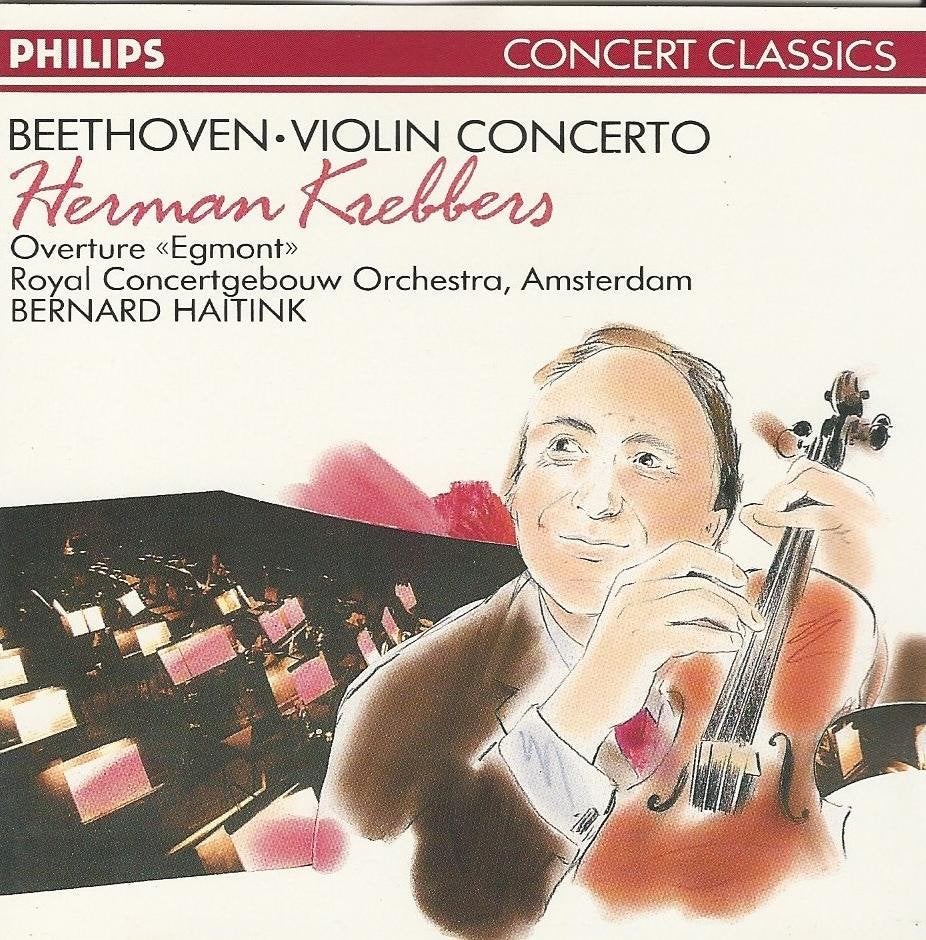 Beethoven - Violin concerto / Krebbers / Haitink = 14,99, Ophalen of Verzenden, Classicisme, Zo goed als nieuw, Kamermuziek