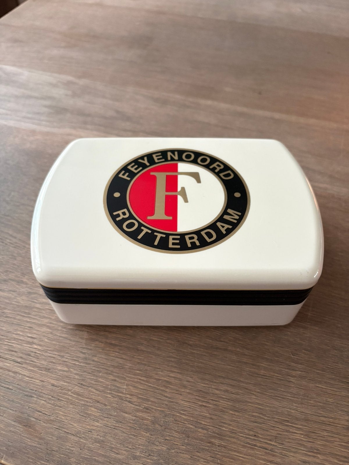 Feyenoord broodtrommel /  lunchbox, Diversen, Ophalen of Verzenden, Zo goed als nieuw