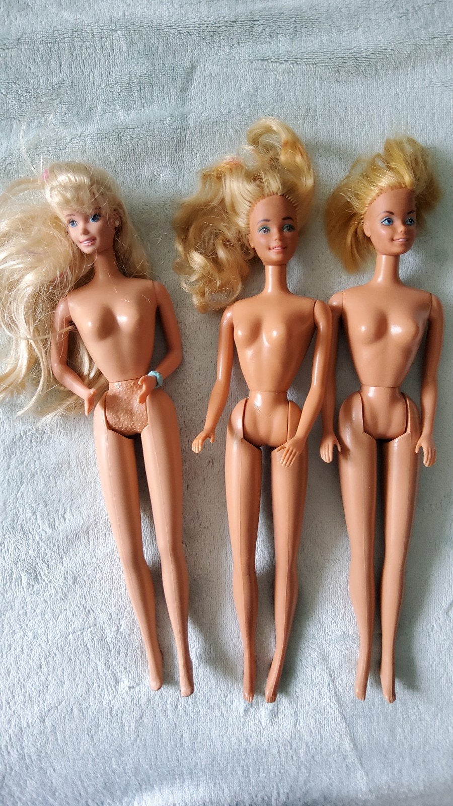 Vintage Barbie Mattel tienerpop Sunset Malibu blond haar., Ophalen of Verzenden, Gebruikt, Fashion Doll