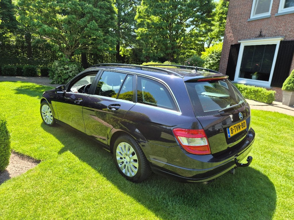 Mercedes-Benz C-Klasse 2.2 CDI C200 Estate AUT 2009 airco, Auto's, Automaat, 1800 kg, Zwart, 4 cilinders