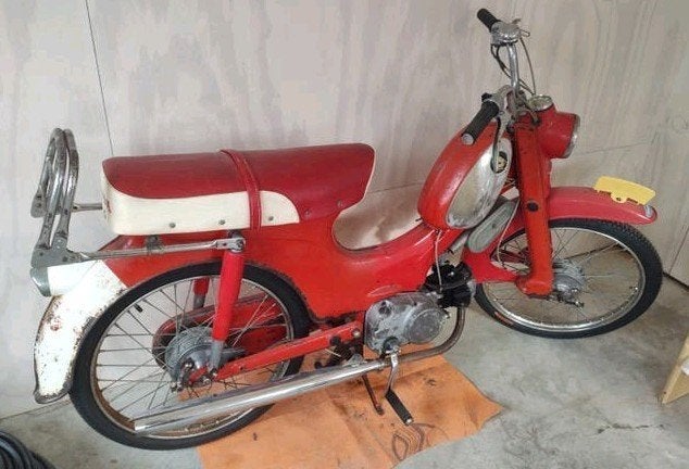 Honda C310 incl beenkap! Kenteken!  patina origineel, Fietsen en Brommers, Ophalen, Overige merken