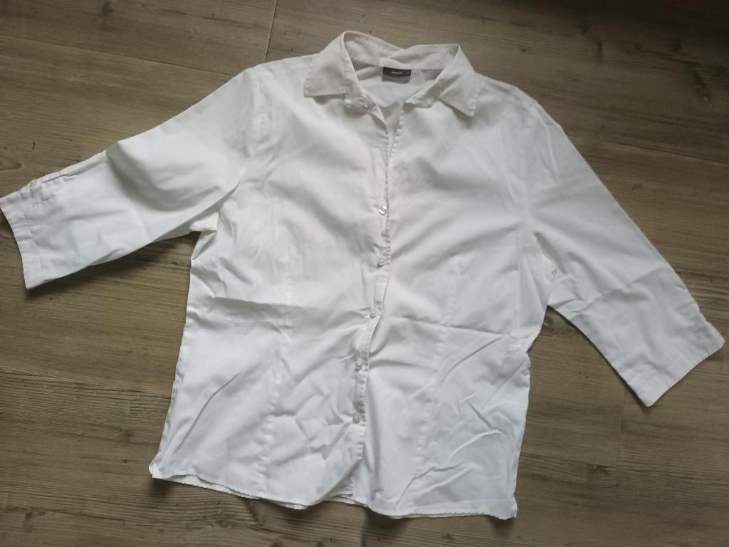 Nette witte blouse maat 42 net wit blousje Eterna, Wit, Maat 42/44 (L), Ophalen of Verzenden, Eterna
