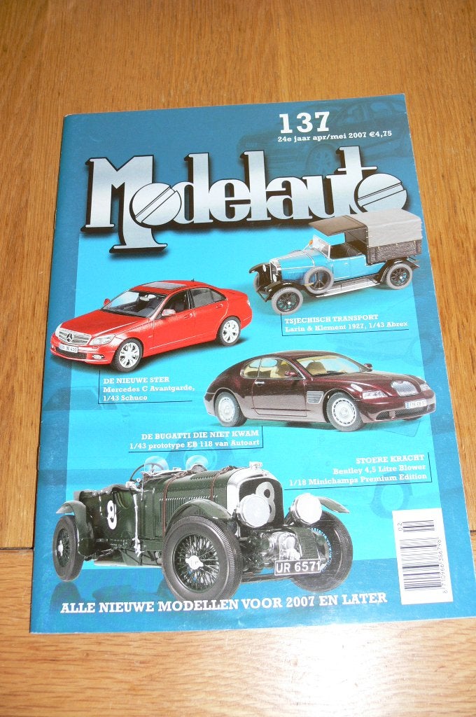 4x Tijdschrift Modelauto nummers 120 + 136 + 137 + 82, Ophalen of Verzenden, Zo goed als nieuw, Algemeen