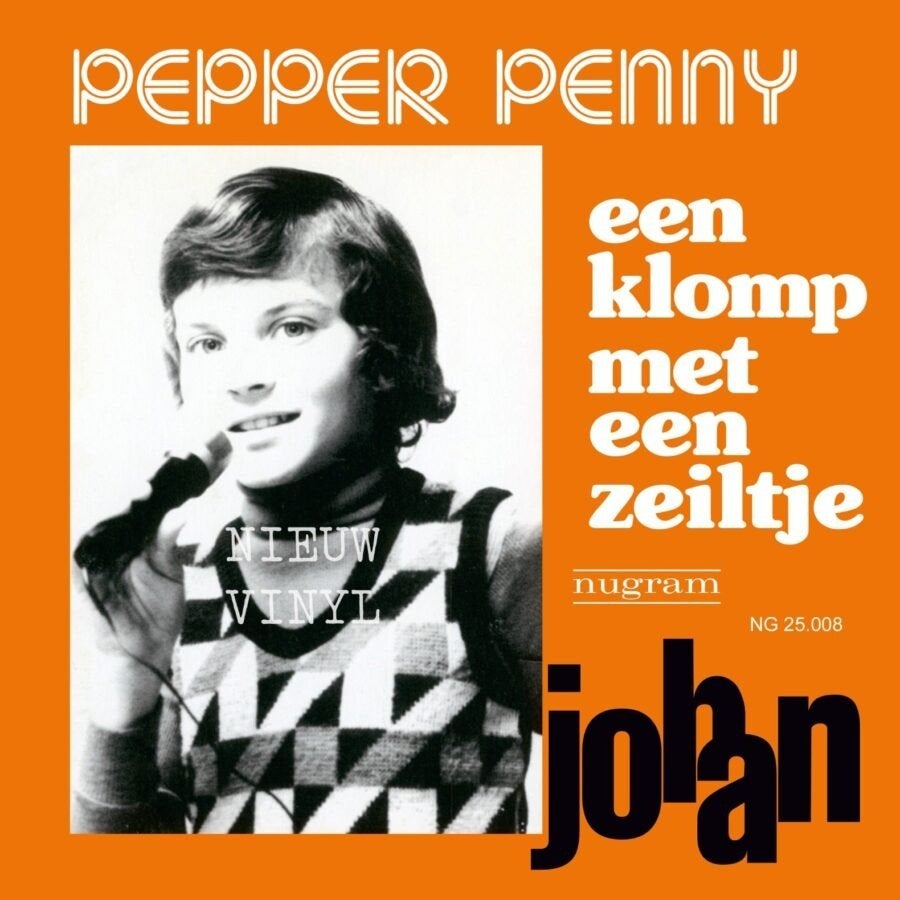 Nieuwpersing vinylsingle johan nugram 2026 gezocht, Ophalen of Verzenden, Zo goed als nieuw, Overige formaten, Levenslied of Smartlap