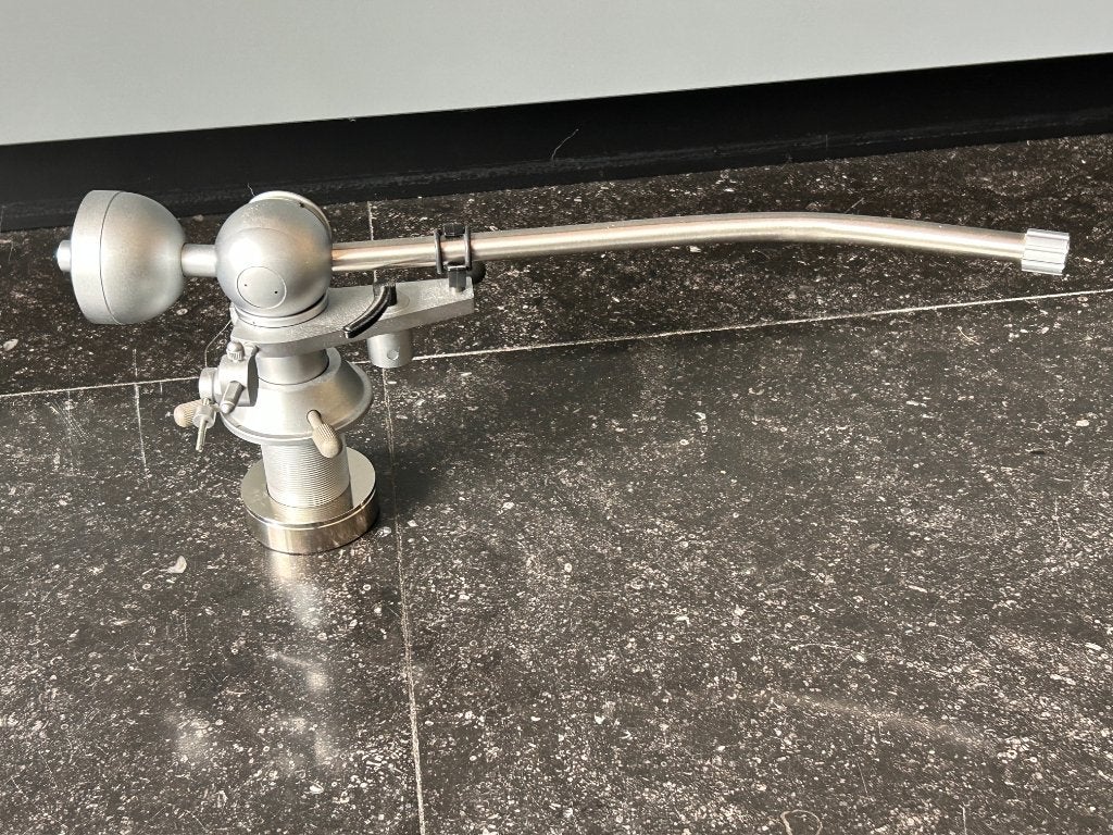 Ikeda IT-407 SS toonarm silver bekabeling, Ophalen of Verzenden, Zo goed als nieuw, Platenspeler-onderdeel, Overige merken