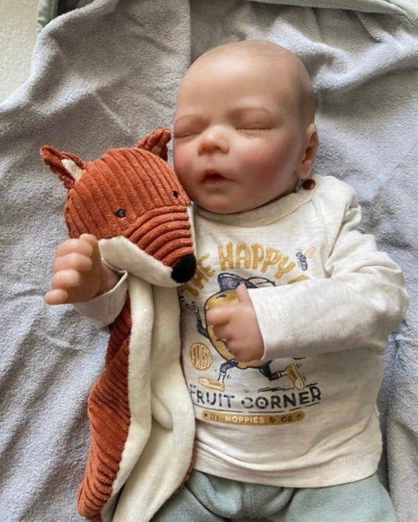 Schattige Reborn baby Boy 💙, Verzamelen, Ophalen of Verzenden, Zo goed als nieuw, Babypop