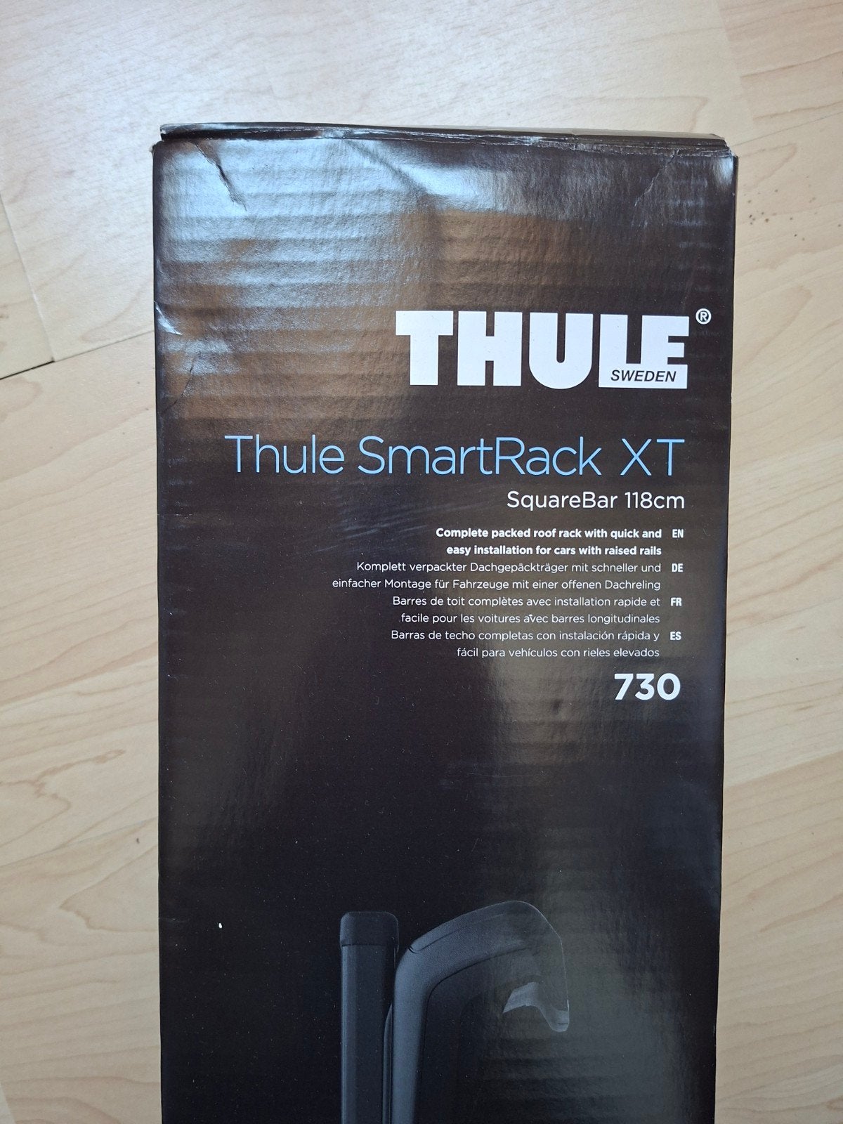 Voor oa VW T-Rock Thule SmartRack XT SquareBar 118cm dakdrag, Ophalen, Zo goed als nieuw