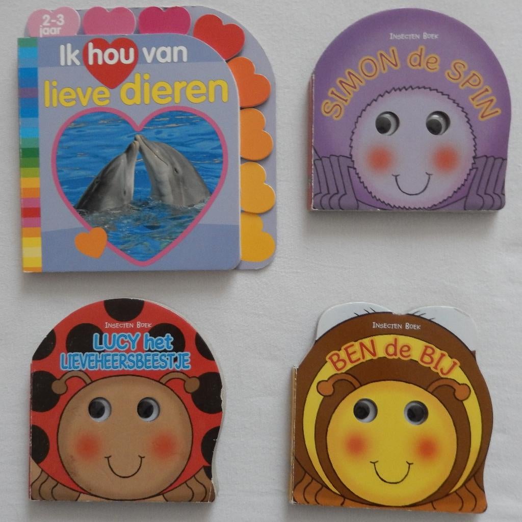 4 Leuke kinderboekjes met harde kaften voor uw peuter, Boeken, Kinderboeken | Baby's en Peuters, Ophalen of Verzenden, Gelezen