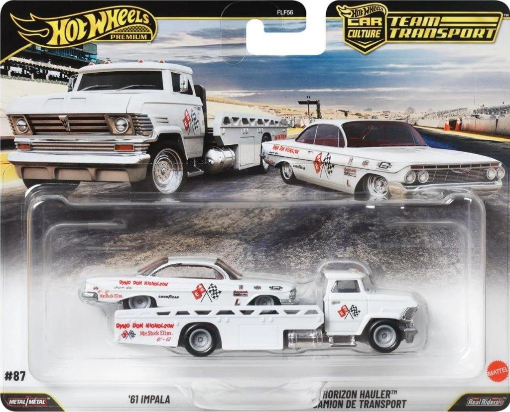 2026 Hot Wheels Premium Team Transport '61 Impala & Hauler, Ophalen of Verzenden, Nieuw