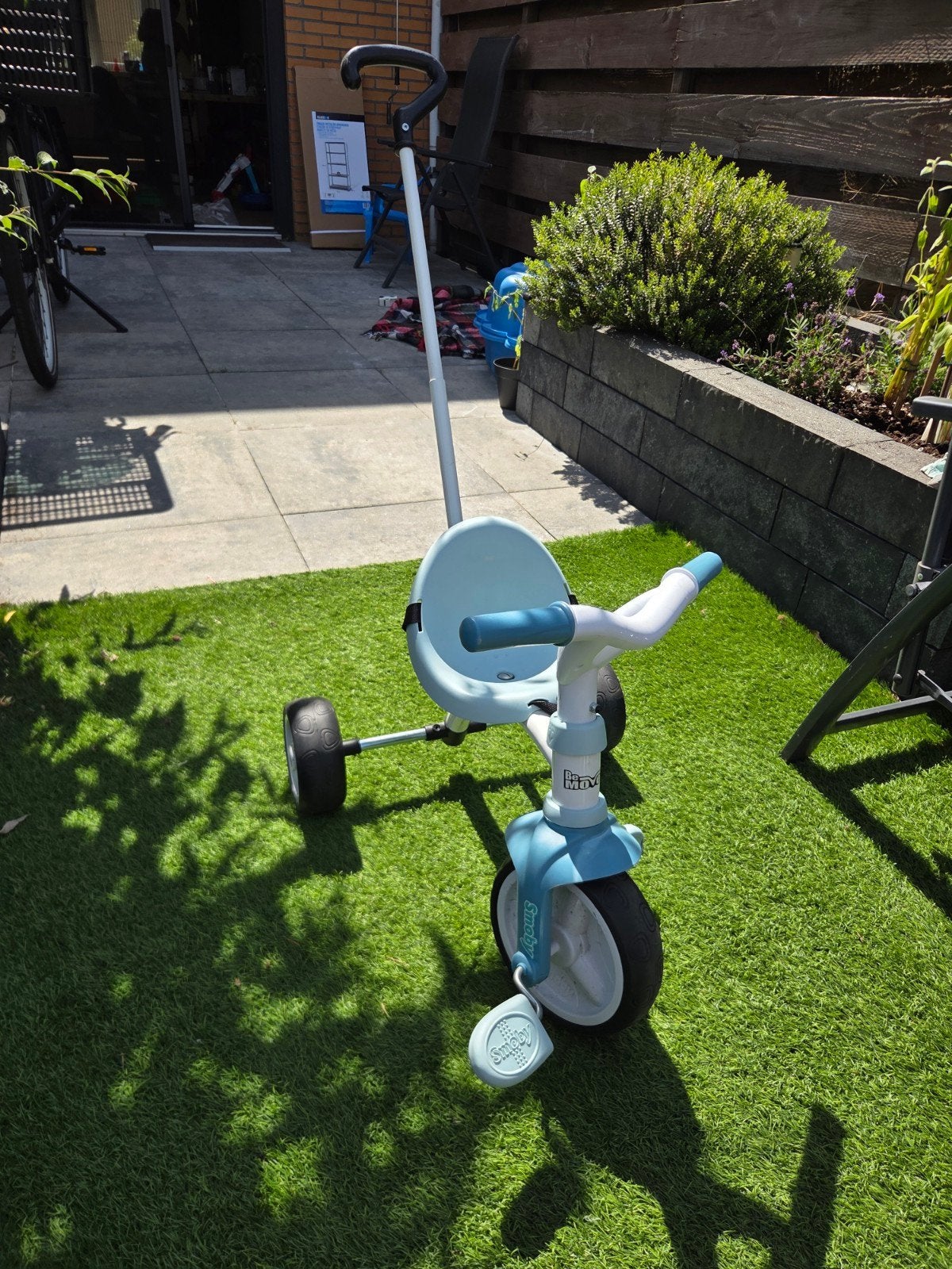 Smoby Baby Balade Driewieler met Duwstang, Ophalen of Verzenden, Gebruikt, Overige typen