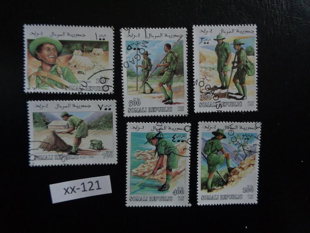 somalie republiek - scouting 1999 (xx-121), Ophalen of Verzenden, Overige landen, Gestempeld