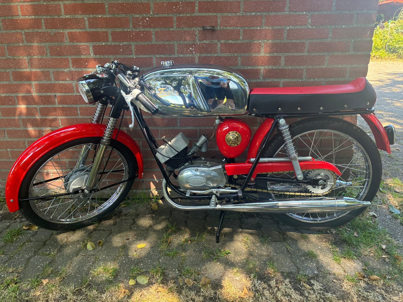 Fuchs 50 top gerestaureerde bromfiets alles nieuw !, Fietsen en Brommers, Brommers | Oldtimers, Ophalen, Overige merken