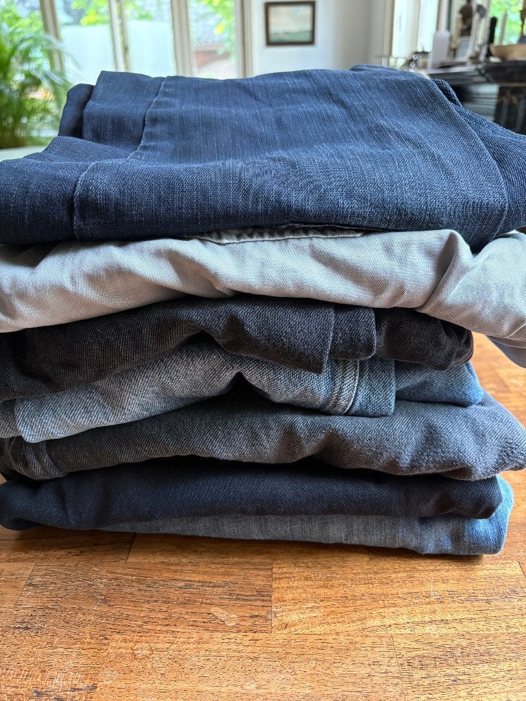 7 spijkerbroeken 36 x 32, Ophalen of Verzenden, Gedragen, Overige kleuren, W36 - W38 (confectie 52/54)