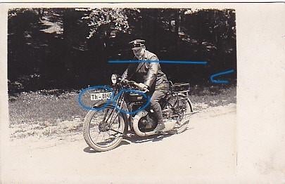 DKW Thüringen fotokaart motor, Verzamelen, Verzenden, 1920 tot 1940, Ongelopen, Voertuig