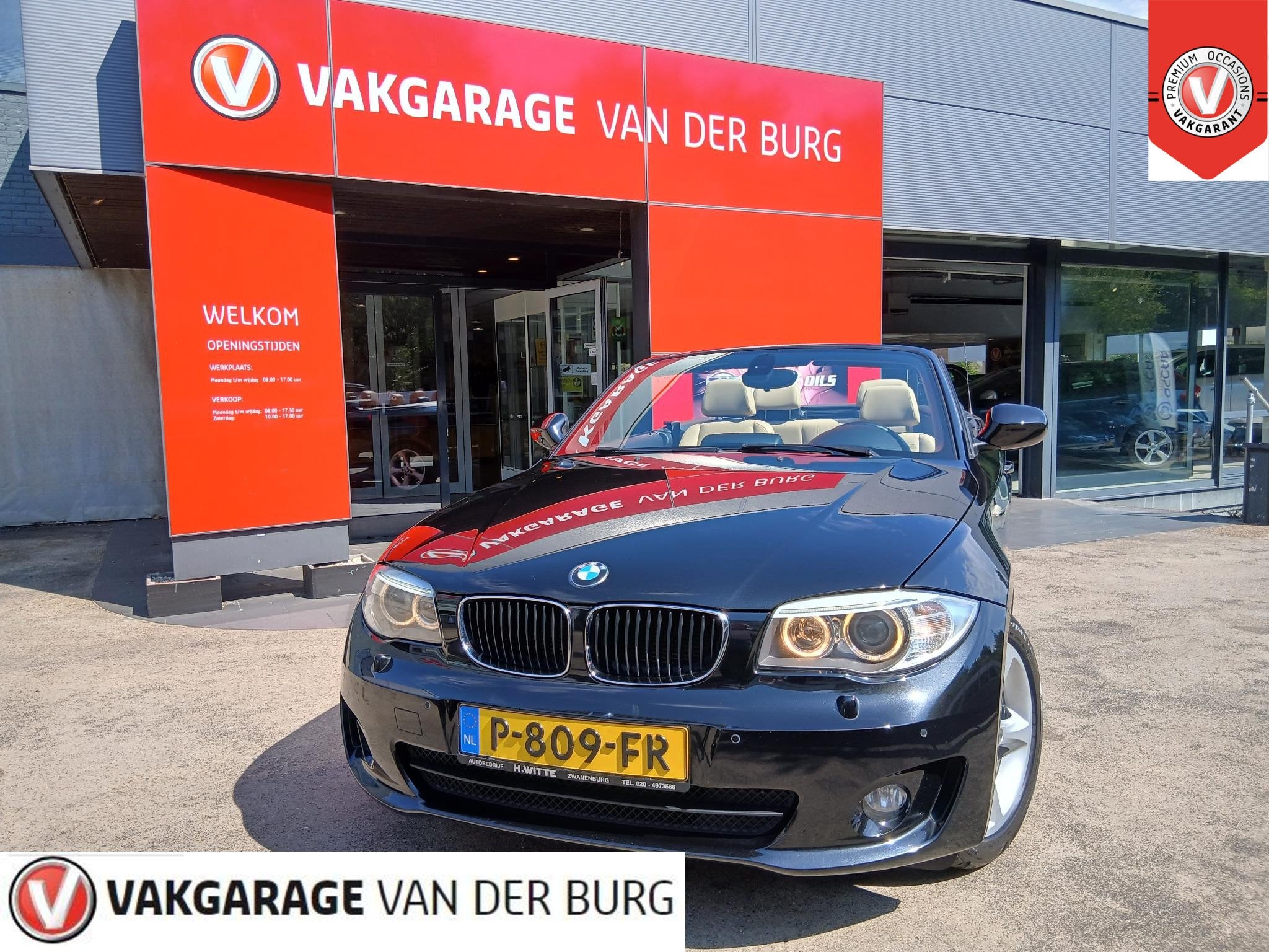 BMW 1-serie Cabrio 118i Exclusive Edition, Auto's, 1-Serie, 4 stoelen, Zwart, Leder