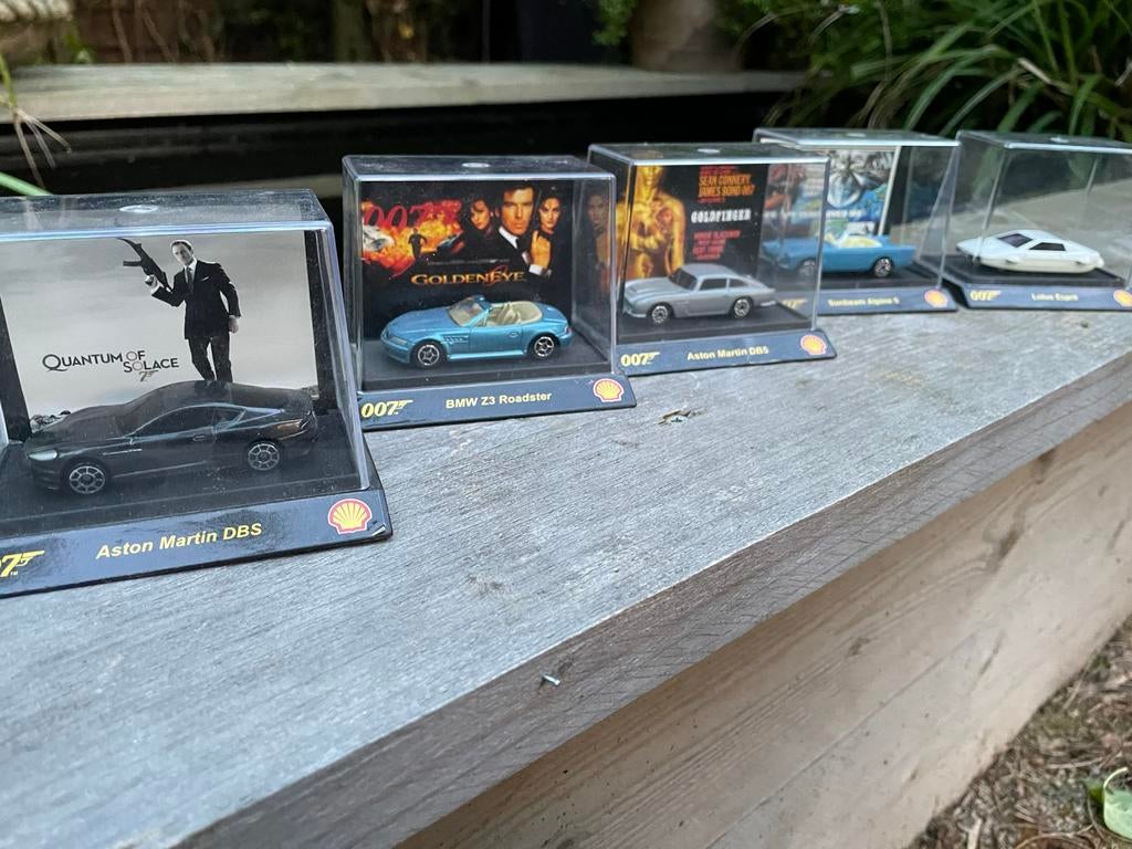 5x James Bond 007 modelauto's - Shell collectie, Ophalen of Verzenden, Zo goed als nieuw